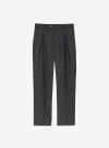 Grey Wool Traveller Pants