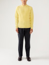 Yellow Round Neck Pullover