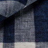 Linen Check Pattern Blue