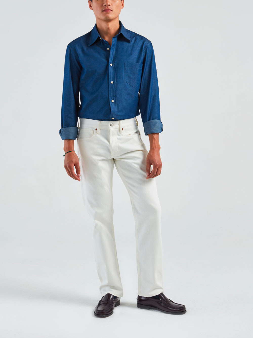 White Jean Pants JE00100 Swann