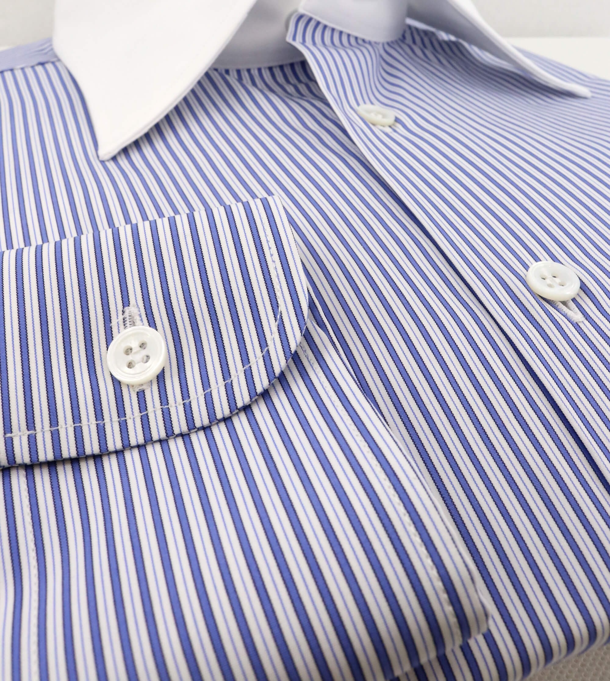 Blue Stripes Popelin Shirt CH099497 | Swann