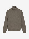 Taupe Roll Neck Pullover