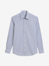 Shirt Poplin Stripes Blue