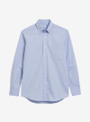 Shirt Poplin Plain Blue