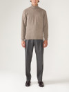 Grey Heavy Wool Pants