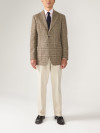 Tweed Glencheck Beige Jacket