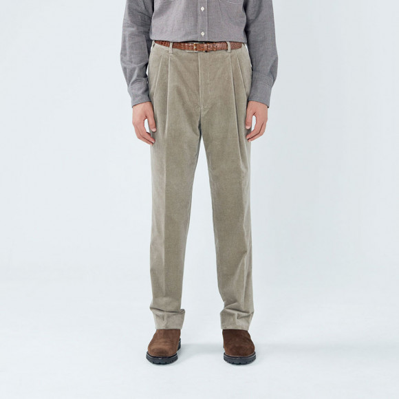 Margaret Howell + Pleated Corduroy Trousers