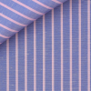 Linen Stripes Bue Pink (easy care)