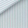 Poplin Stripes Bleu Green