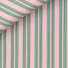 Poplin Stripes Pink Green