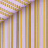 Poplin Stripes Mauve Yellow