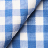 Linen Check Pattern Blue