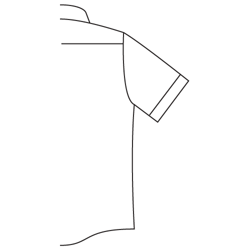 Cuffed Short Sleeves