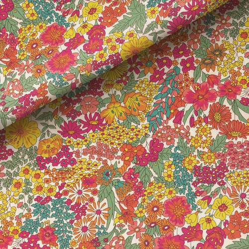 Liberty Pattern Orange Green